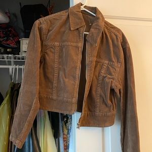 Brown corduroy jacket